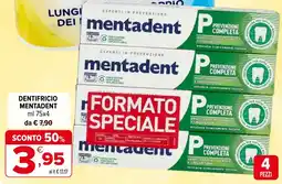 Iperal Dentifricio MENTADENT offerta