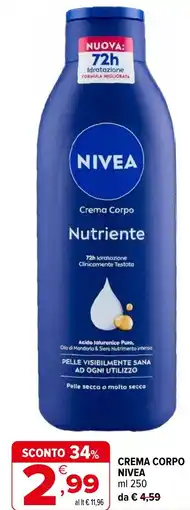 Iperal Crema corpo NIVEA offerta