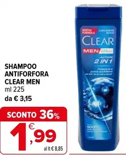 Iperal Shampoo antiforfora CLEAR MEN offerta