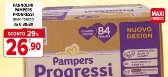 Iperal Pannolini PAMPERS PROGRESSI offerta