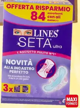 Iperal Assorbenti LINES SETA ULTRA offerta