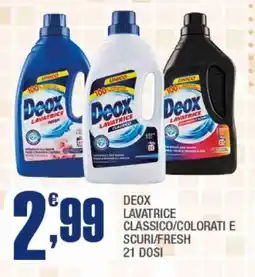 Splendidi e Splendenti Deox lavatrice classico/colorati e scuri/fresh offerta