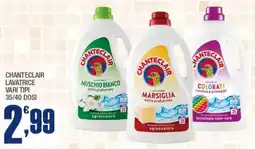 Splendidi e Splendenti Chanteclair lavatrice 35/40 dosi offerta