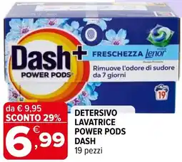 Iperal Detersivo lavatrice power pods DASH offerta