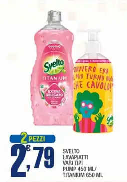 Splendidi e Splendenti Svelto lavapiatti pump/titanium offerta