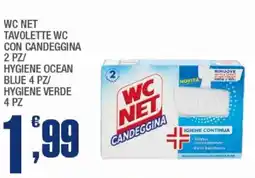 Splendidi e Splendenti Wc net tavolette wc con candeggina/ hygiene ocean blue/hygiene verde offerta