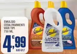 Splendidi e Splendenti Emulsio cera pavimenti offerta