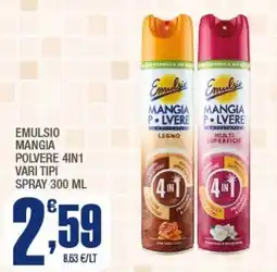 Splendidi e Splendenti Emulsio mangia polvere 4in1 spray offerta