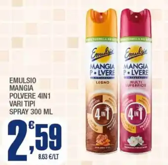 Splendidi e Splendenti Emulsio mangia polvere 4in1 spray offerta