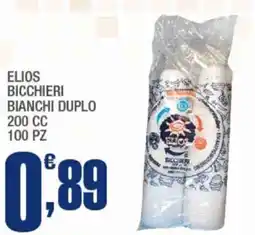 Splendidi e Splendenti Elios bicchieri bianchi duplo 200 cc offerta