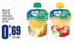 Splendidi e Splendenti Mellin frutta pouches offerta