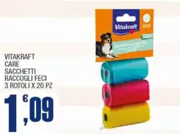 Splendidi e Splendenti Vitakraft care sacchetti raccogli feci offerta