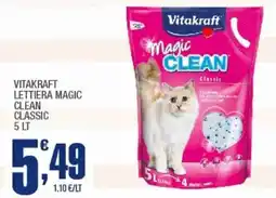 Splendidi e Splendenti Vitakraft lettiera magic clean classic offerta