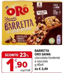 Iperal Barretta ORO SAIWA offerta