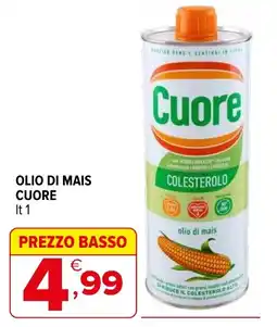 Iperal Olio di mais CUORE offerta