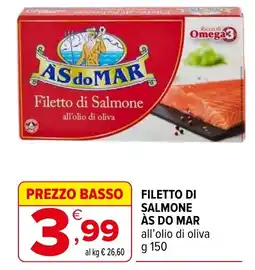 Iperal Filetto di salmone às do mar all'olio di oliva offerta