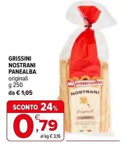 Iperal Grissini nostrani panealba originali offerta