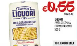 Carico Cash & Carry Liguori pasta di semola formati normali offerta