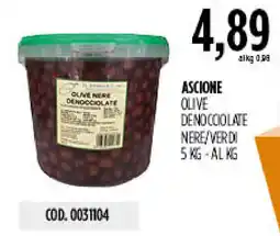 Carico Cash & Carry Ascione olive denocciolate nere/verdi offerta