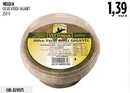 Carico Cash & Carry Velleca olive verdi giganti offerta