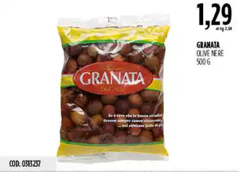 Carico Cash & Carry Granata olive nere offerta