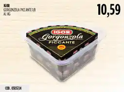 Carico Cash & Carry Igor gorgonzola piccante 1/8 offerta