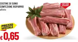 IperFamila Costine di suino confezione risparmio offerta