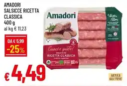 IperFamila Amadori salsicce ricetta classica offerta