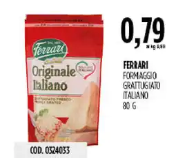 Carico Cash & Carry Ferrari formaggio grattugiato italiano offerta