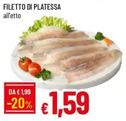 IperFamila Filetto di platessa offerta