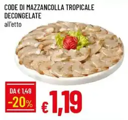IperFamila Code di mazzancolla tropicale decongelate offerta