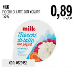 Carico Cash & Carry Milk fiocchi di latte con yogurt offerta