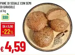 IperFamila Pane di segale con semi di girasole offerta