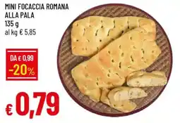 IperFamila Mini focaccia romana alla pala offerta