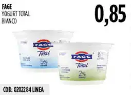 Carico Cash & Carry Fage yogurt total bianco offerta