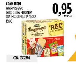 Carico Cash & Carry Gran terre parmareggio l'abc della merenda con mix di frutta secca offerta