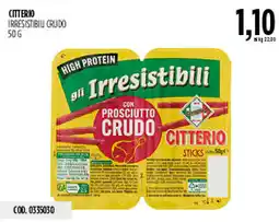 Carico Cash & Carry Citterio irresistibiu crudo offerta