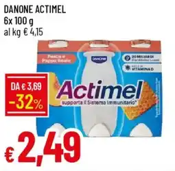 IperFamila Danone ACTIMEL offerta