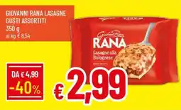 IperFamila Giovanni rana lasagne offerta