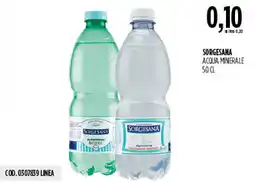 Carico Cash & Carry Sorgesana acqua minerale offerta
