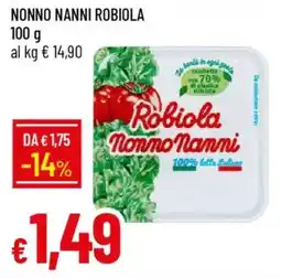 IperFamila Nonno nanni robiola offerta