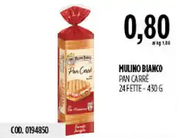 Carico Cash & Carry Mulino bianco pan carrè 24 fette offerta