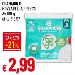 IperFamila Granarolo mozzarella fresca offerta