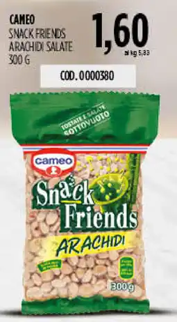 Carico Cash & Carry Cameo snack friends arachidi salate offerta