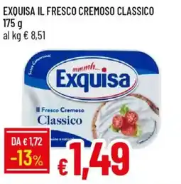 IperFamila Exquisa il fresco cremoso classico offerta
