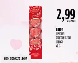 Carico Cash & Carry Lindt lindor cioccolatini cuori offerta