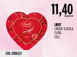 Carico Cash & Carry Lindt lindor scatola cuori offerta