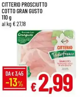 IperFamila Citterio prosciutto cotto gran gusto offerta
