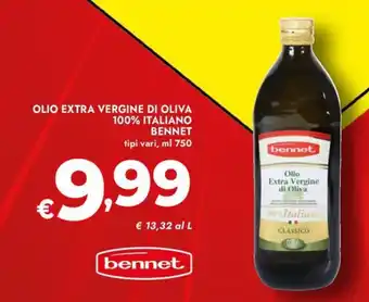 Olio extra vergine di oliva 100% italiano BENNET