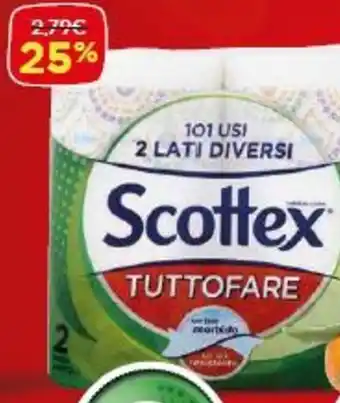 Scottex Tuttofare 2 Rotoli